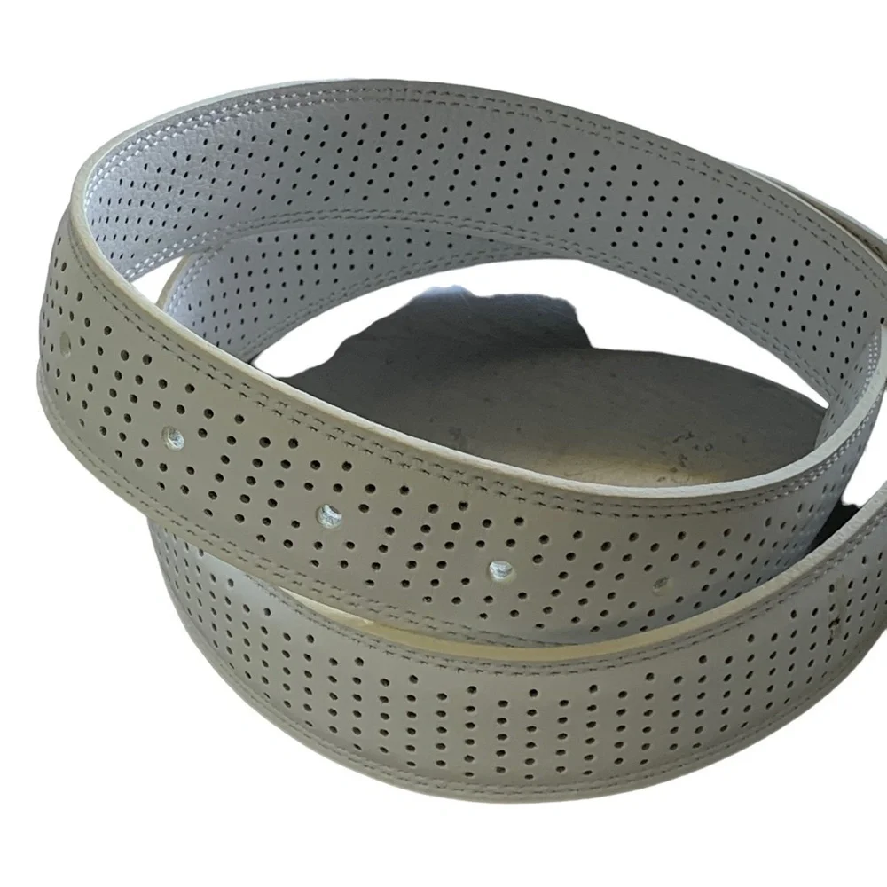 Nike G-flex White Leather Belt